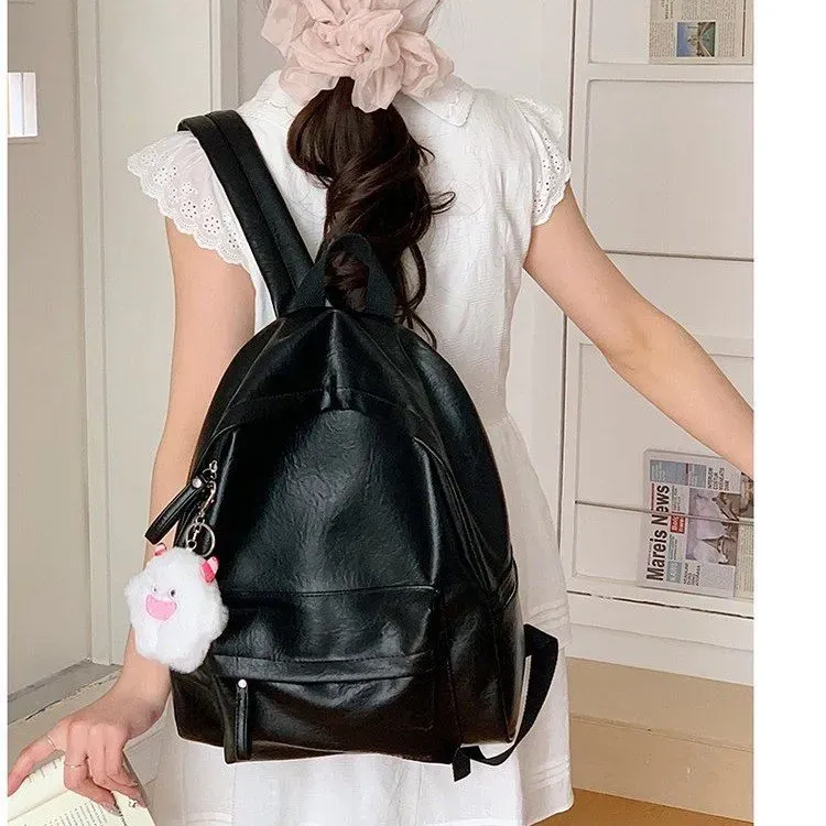 Tas Selempang Wanita Bahan Oxford Motif Bow Warna Hitam Bentuk Kotak Tali Grosir Import