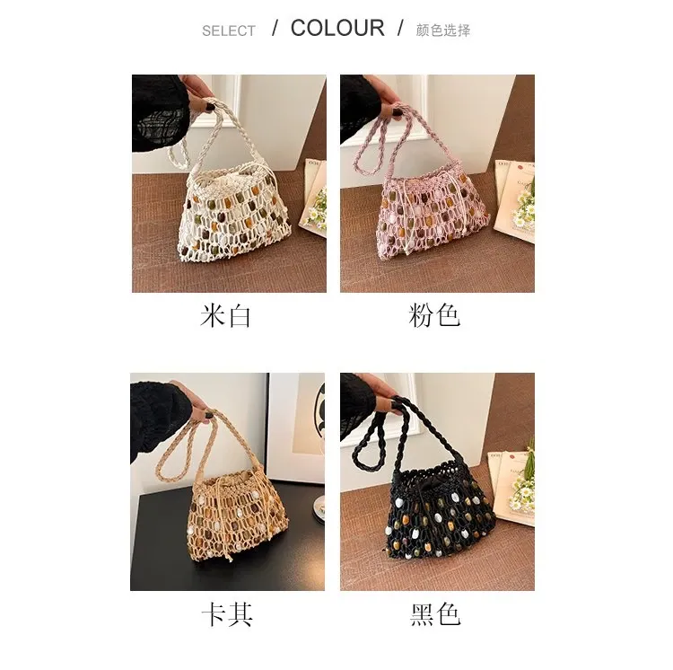 Tas Selempang Wanita Bahan PU Sintetis Motif Print Warna Beige Bentuk Kotak Tali Grosir Import