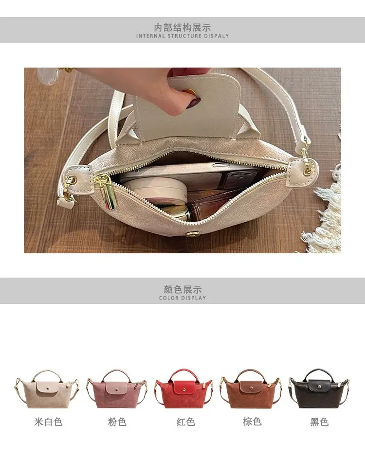 Tas Selempang Wanita Bahan PU Sintetis Polos Warna Hitam Bentuk Kotak Tali Stok China