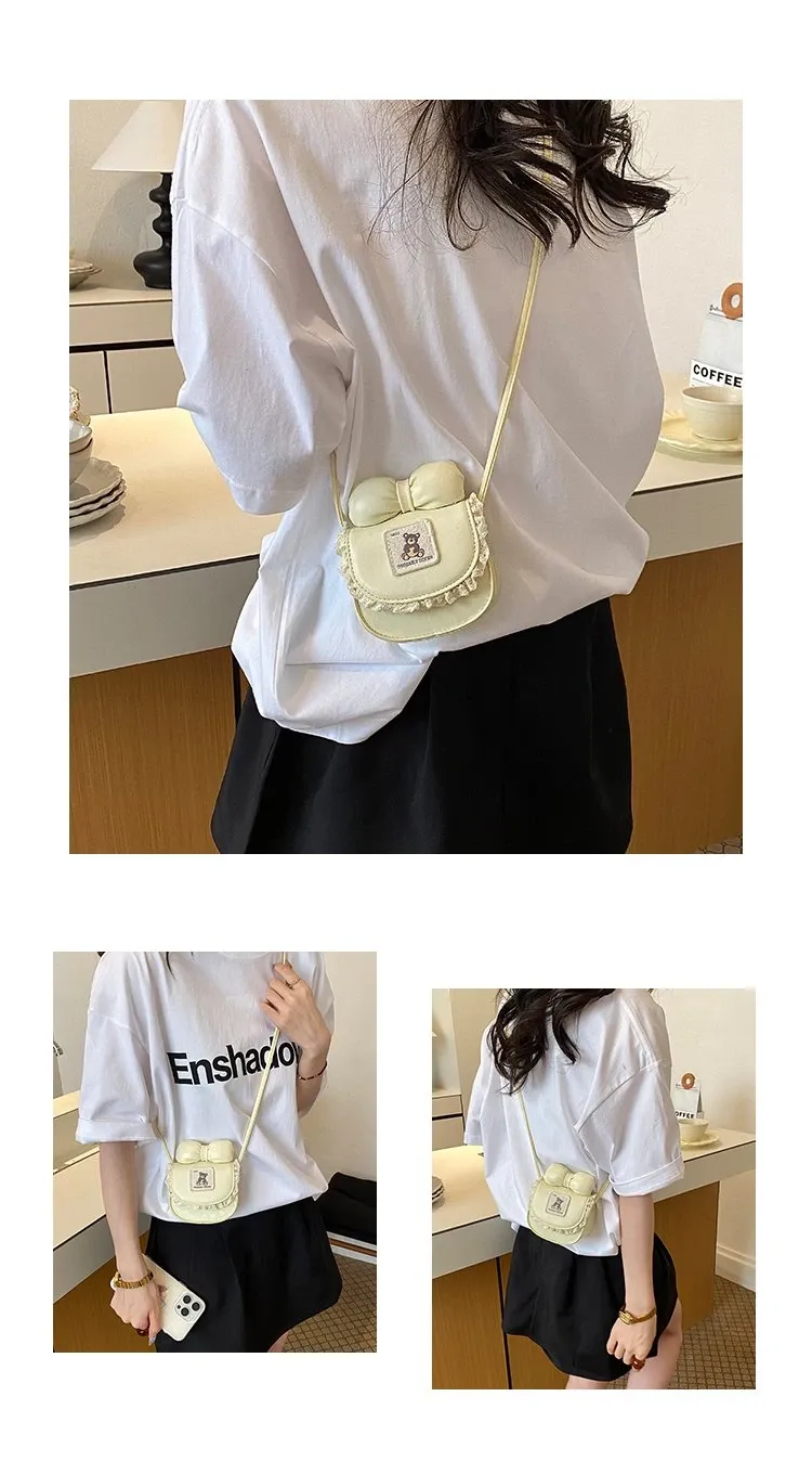 Tas Selempang Wanita Bahan PU Sintetis Polos Warna Pink Bentuk Kotak Tali untuk Jualan Online