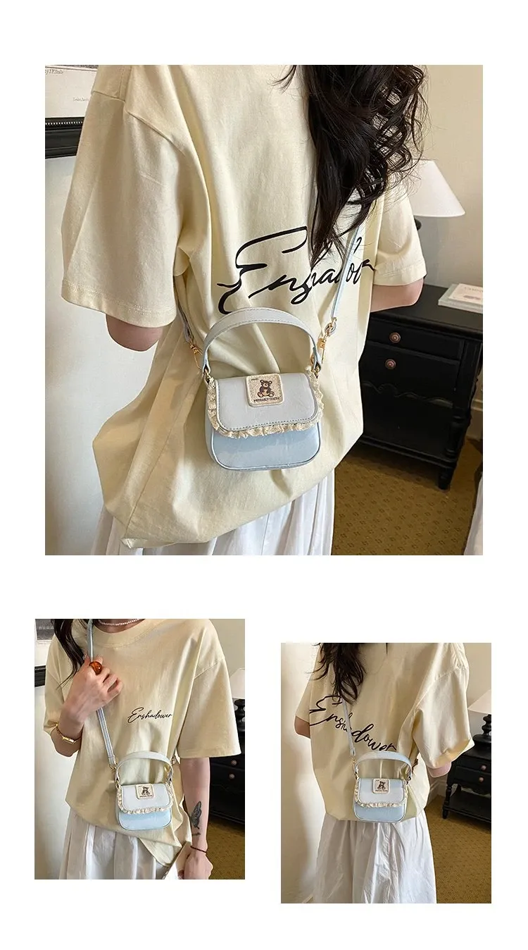 Tas Selempang Wanita Bahan PU Sintetis Polos Warna Pink Bentuk Kotak Tali Koleksi Reseller