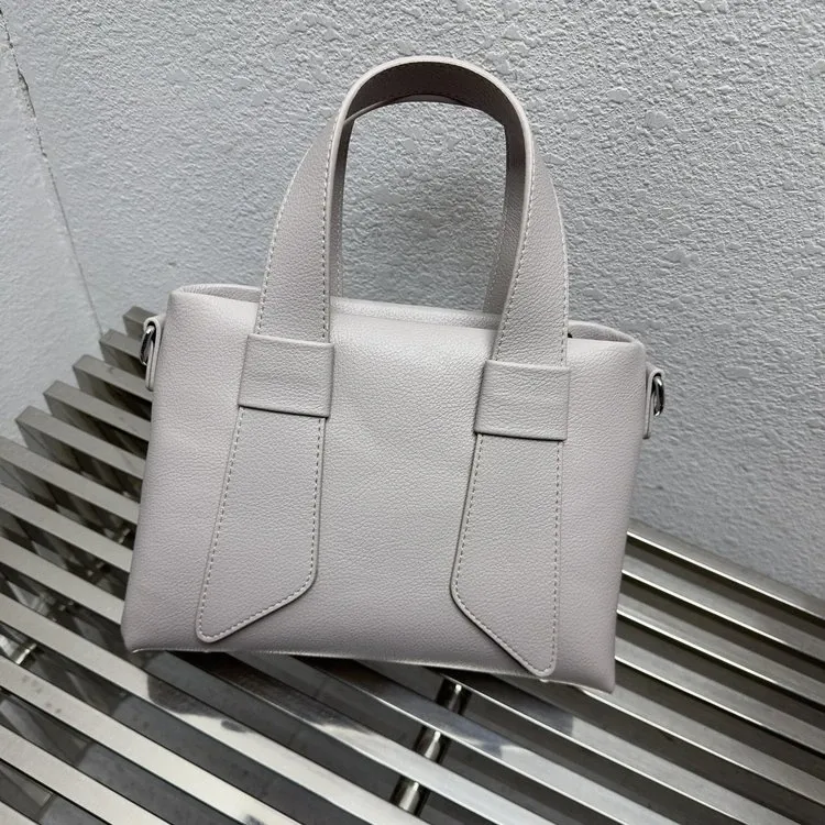 Tas Selempang Wanita Bahan PU Sintetis Polos Warna Hitam Bentuk Kotak Tali Lebar Warna Pink