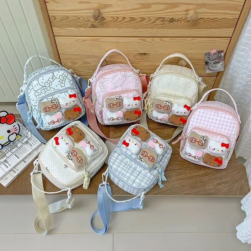 Tas Ransel Anak Polos Warna Biru Bentuk Kotak Tali Lebar Kapasitas Besar Grosir Import