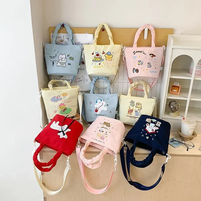 Tas Ransel Anak Polos Warna Biru Bentuk Kotak Tali Lebar Kapasitas Besar Grosir Import