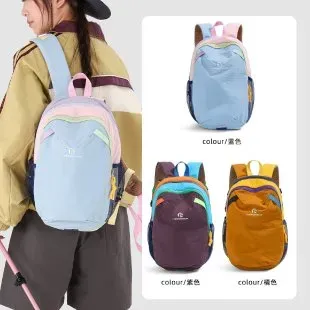 Tas Ransel Anak Polos Warna Biru Bentuk Kotak Tali Lebar Kapasitas Besar Grosir Import