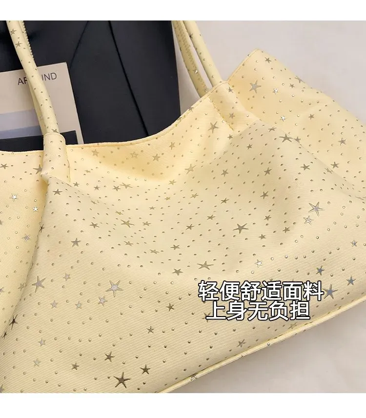 Tas Selempang Wanita Bahan Kanvas Motif Print Warna Biru Bentuk Kotak Tali Lebar Grosir Import