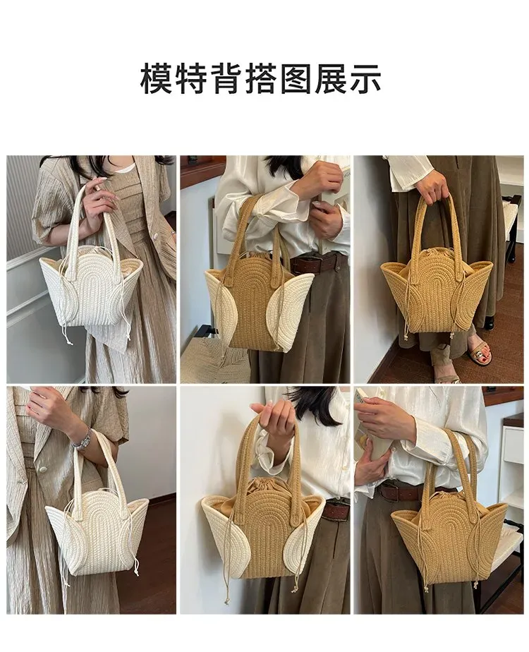 Tas Selempang Wanita Bahan PU Sintetis Polos Warna Putih Bentuk Bulat Tali Stok China
