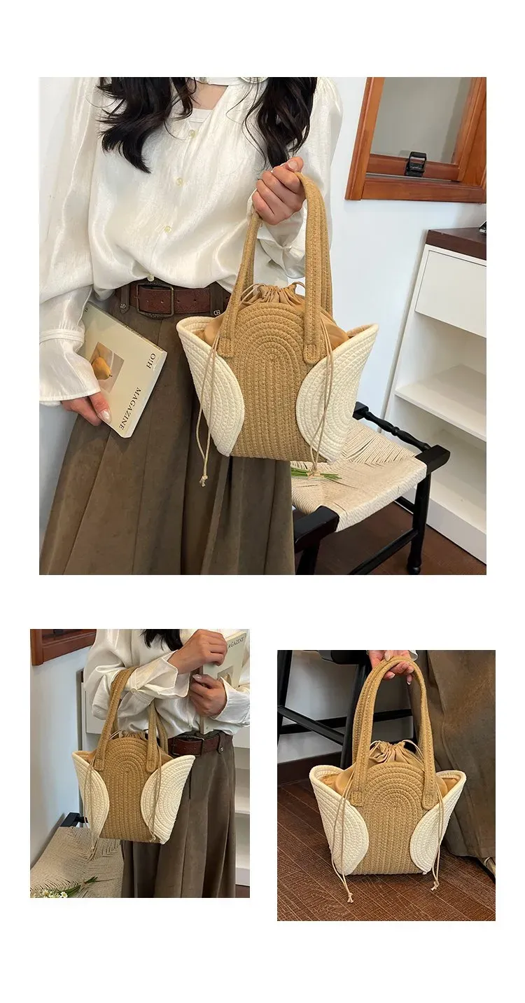 Tas Selempang Wanita Bahan PU Sintetis Polos Warna Putih Bentuk Bulat Tali Stok China