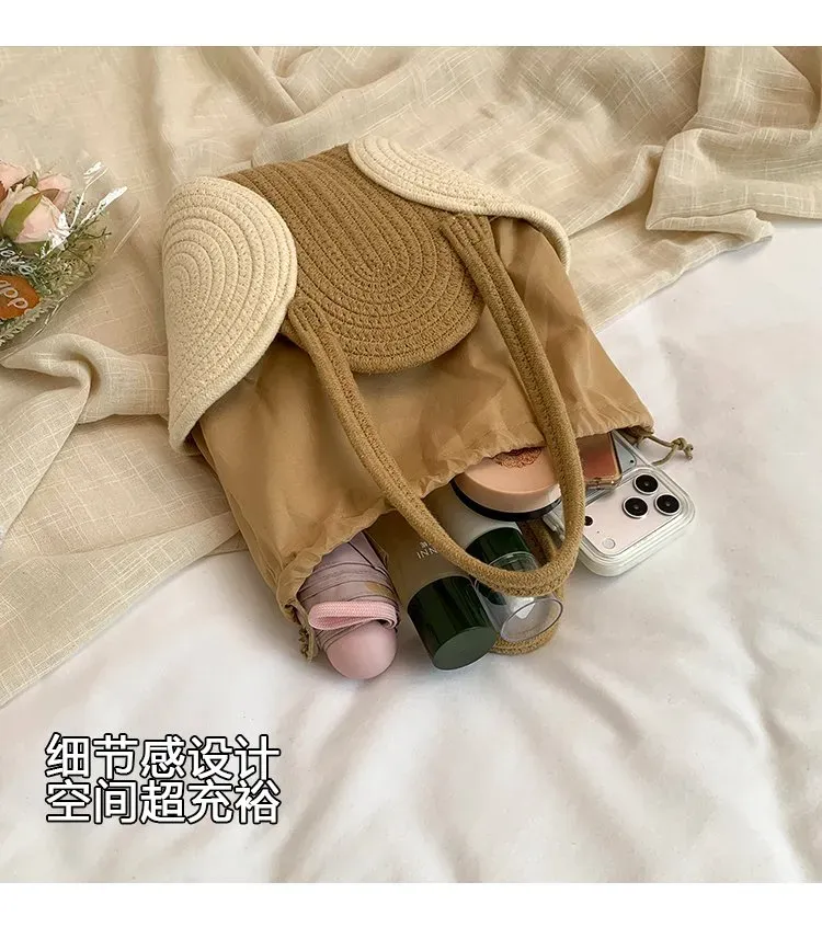 Tas Selempang Wanita Bahan PU Sintetis Polos Warna Putih Bentuk Bulat Tali Stok China