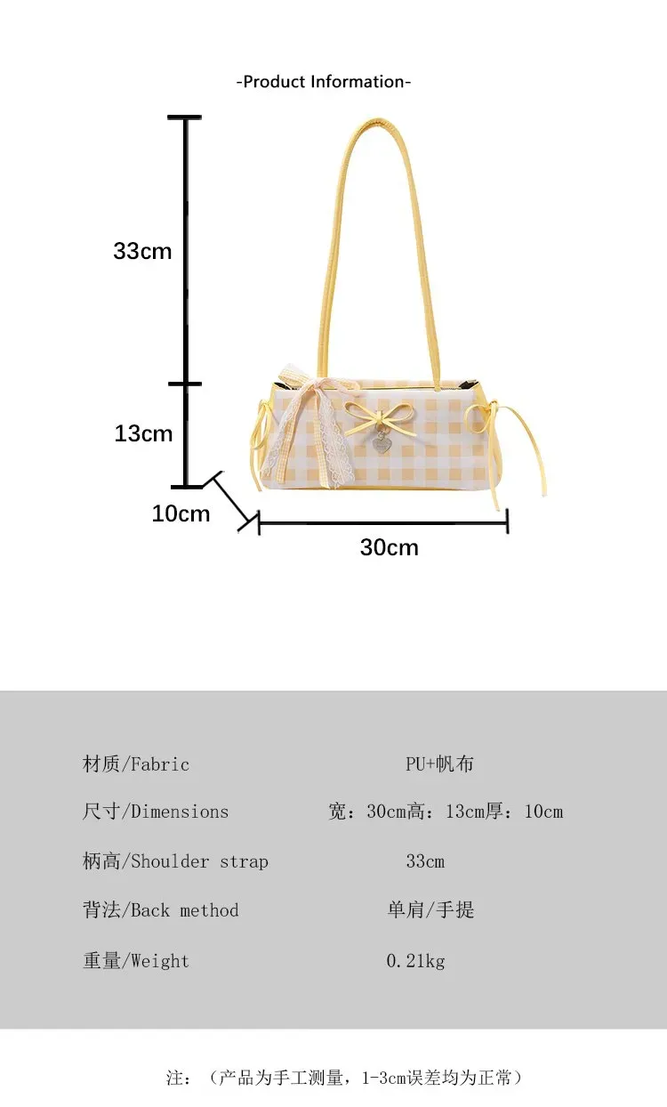 Tas Selempang Wanita Bahan PU Sintetis Motif Polkadot Warna Kuning Bentuk Kotak Grosir Import