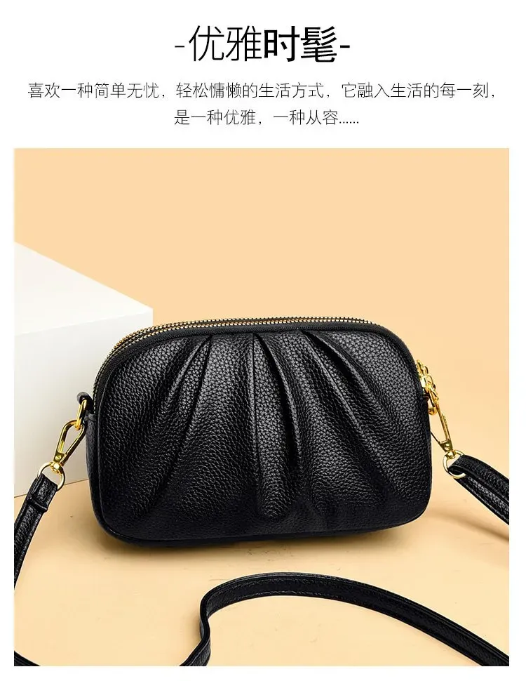 Tas Selempang Wanita Bahan PU Sintetis Polos Warna Cokelat Bentuk Kotak Tali Grosir Import
