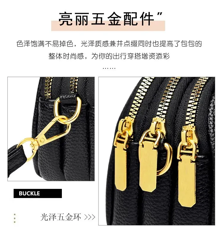 Tas Selempang Wanita Bahan PU Sintetis Polos Warna Cokelat Bentuk Kotak Tali Grosir Import