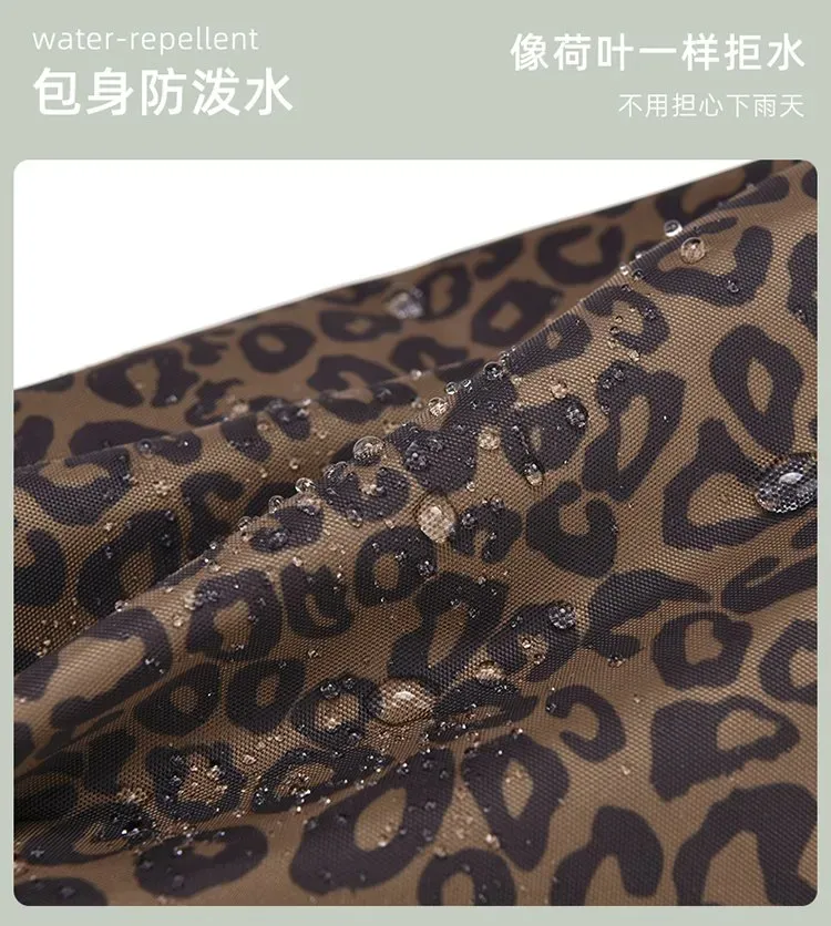 Tas Selempang Wanita Bahan Nylon Motif Print Warna Hitam Bentuk Crescent Tali Grosir Import