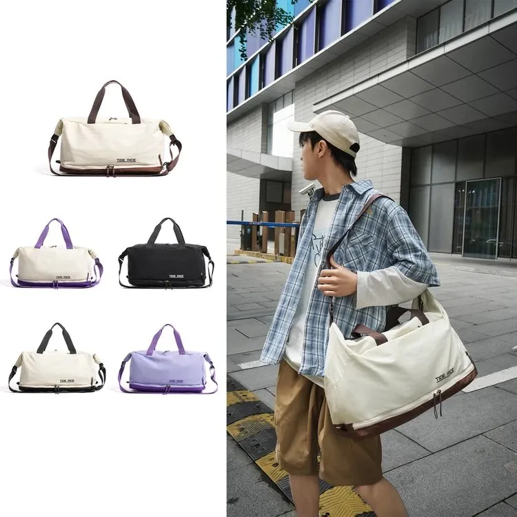 Tas Selempang Pria Bahan PU Sintetis Polos Warna Hitam Bentuk Kotak Tali Lebar Warna Cokelat
