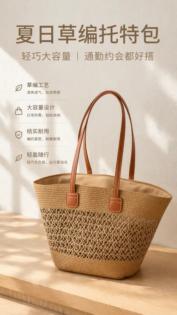 Tas Bucket Wanita Bahan PU Sintetis Tekstur Anyam Warna Putih Bentuk Bucket Tali Grosir Import